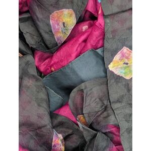 Silk Saree for Crafting Sewing Quilting Upcycled Projects Unwearable Saree